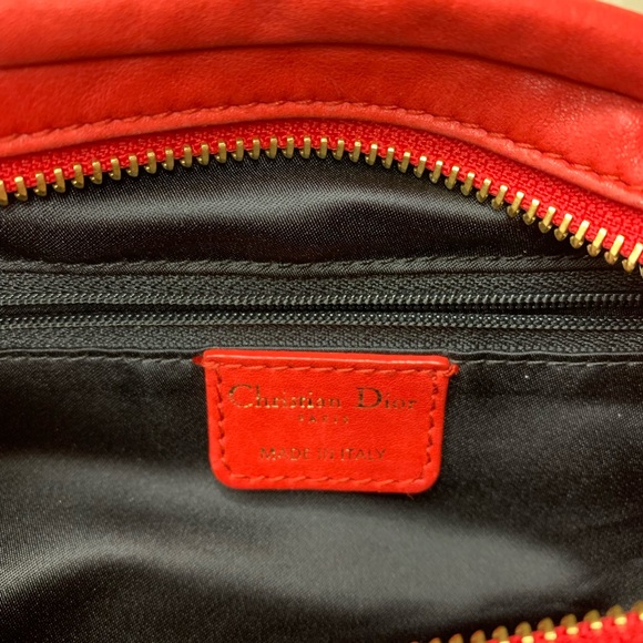 Authentic Dior Gypsy Ruffle Bag in Red *Limited time offer* - Picture 8 of 13